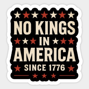 No-Kings-In-America Sticker